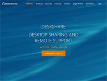 Tablet Screenshot of deskshare.net